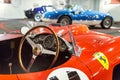 Maranello, Italy Ã¢â¬â July 26, 2017: Exhibition in the famous Ferrari museum Enzo Ferrari of sport cars, race cars and f1. Royalty Free Stock Photo